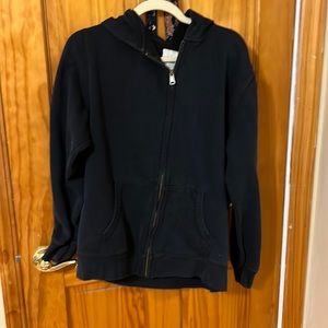 Mens Old Navy Black Zip Up Size Large
